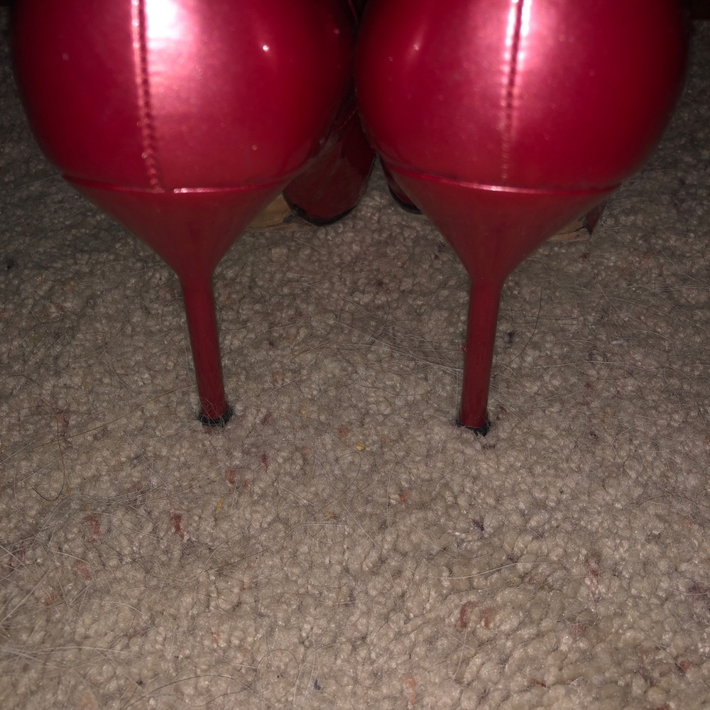 Vintage Y2K Dark Pink Manolo Blahnik High heels - Picture 4 of 5
